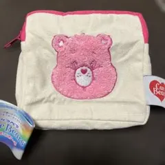 ケアベア　もこもこポーチ　チアベア
