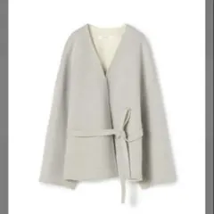 ダブルフェイス ノーカラージャケット