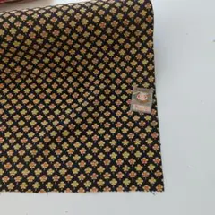 着物　反物 黒地 毛95% ナイロン5%