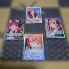 五等分の花嫁カードゲーム　中野二乃　GR　４種