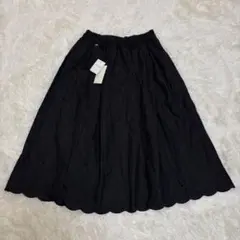 【未使用タグ付き】ehka sopo エヘカソポ スカート ブラック M