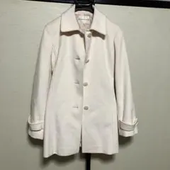 薄ピンク　コート　アンゴラ　ウール