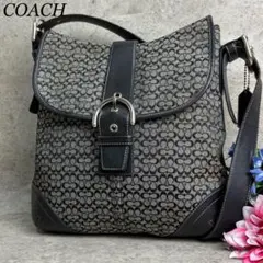 ✨良品✨ コーチ ショルダーバッグ SOHO シグネチャー y2k 黒色