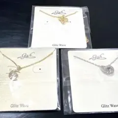 LuLuDiy Duo　ネックレス　四葉　月　シルバー　ゴールド　セット★