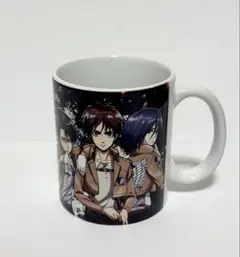 【未使用品】進撃の巨人 リヴァイ メモリアルプレート マグカップ 未使用品】進撃の巨人 リヴァイ メモリアルプレート マグカップ