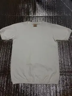 Goodwear ホワイト　リブTシャツ　sizeＳのサムネイル
