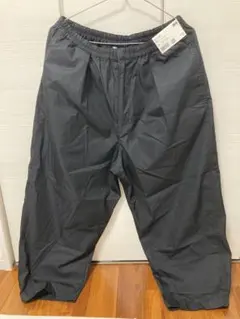 【新品タグ付】ユニクロC パラシュートクロップドパンツ XL ブラック 黒