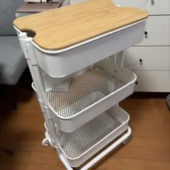 IKEA DAJLIEN(ダイリエン)収納ワゴン ホワイト - メルカリ