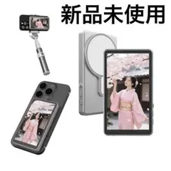 自撮りカメラ自撮りモニタ 音声認識　背面カメラ 外付けスピーカー TikTok