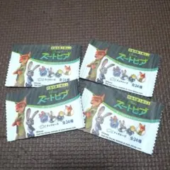 ズートピア 貼ってはがせるエコワッペン 4つセット