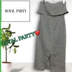 ❤️特価✨お値打ち✨ロイヤルパーティ　スリット付ペンシルペプラムスカート　Fサ…