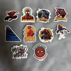 スパイダーマン シール 10枚セット　ステッカー　マーベル