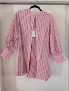 Kastane　ピンクストライプシャツ　新品未使用
