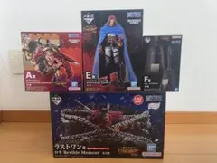 ワンピース一番くじ ラストワンロキ A賞ルフィ、E賞シャムロック、F賞