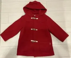 【HOT BISCUITS】クマ耳付き　フリースダッフルコート