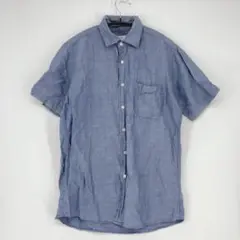 UNIQLO ユニクロ 半袖シャツ Mサイズ ブルー