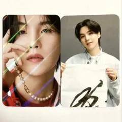 【BTS】‪☆185-18☆フォトカード ホログラムSUGA ユンギ 2枚セット