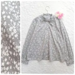 LA MARINE FRANCAISE✕LIBERTY　ボウタイブラウス　長袖