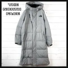 《人気》ザノースフェイス　thenorthface ロングダウンコート グレー