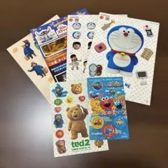 キャラクターシール まとめ売り ドラえもん パディントン ted2 他