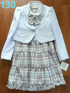 130cm★フォーマル　ワンピース＆ジャケットセット