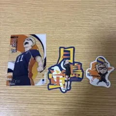 月島蛍 ステッカー・カードセット