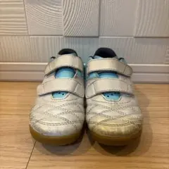 アンブロ サッカー／フットサルシューズ ホワイト/ブルー（JP16cm）