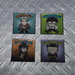 スパイファミリーマンシール　4枚セット（ロイド・フランキー・ユーリ・ジョージ）