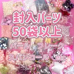 【大量50袋オーバー】レジン封入パーツ♡パーツ