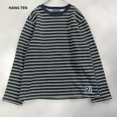 HANG TEN ボーダー トレーナー ロンT 厚手 長袖のサムネイル