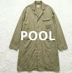 ​【訳あり】POOL IDEE いろいろの服 アトリエコート リネン100%