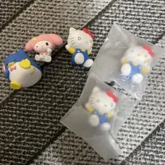 ハローキティ・マイメロディ・タキシードサムフィギュア5体セット