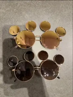 【ブラックゴールド1つのみ】ディズニー ミッキー サングラス