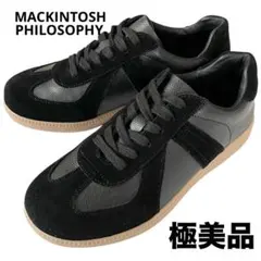 【未使用級】◾️マッキントッシュフィソロフィー◾️スニーカー◾️厚底◾️レザー◾️ブラックのサムネイル