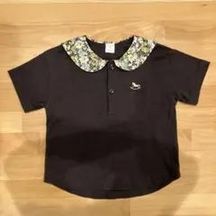 バースデイ　Cottoli 襟付きポロシャツ　黒 90