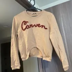 ショート丈 トレーナー ピンク