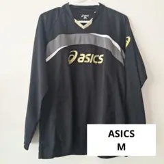 ASICS ブラック シャツ M　ロンティー