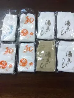 和風 足袋 8足セット 白 、 ベージュ　男女兼用