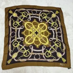 F. Vergano 馬具デザイン ハンカチ