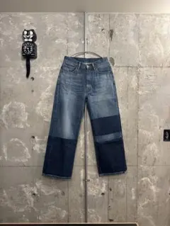 BEAUTY&YOUTH パッチワークデニムパンツ