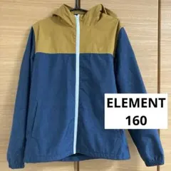 大幅値下げ‼️美品【エレメント】マウンテンパーカー ネイビー×ブラウン　160