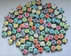 折り紙・画用紙・ミルキー四角薔薇100個