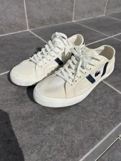 Lacoste ホワイト ネイビー スニーカー