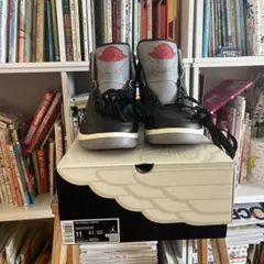 Air Jordan 2 Retro サイズ11 ブラック/グレー/レッド