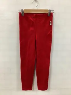 3.10◎A294C◎ファミリア◎キッズ服◎カジュアルパンツ◎レッド