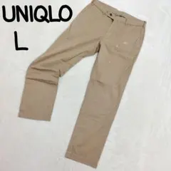 ユニクロ ワイドパンツ スリムフィットチノ チノパン L 男女兼用 作業用