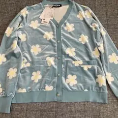 MARY QUANT ベロアデイジー柄カーディガンのサムネイル