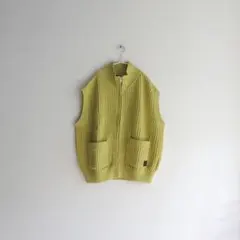 618【新品】定価13,200円　ジャーナル relume　フロントジップベスト