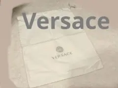 VERSACE ロゴ入り ホワイト巾着ポーチのサムネイル