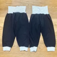黒いフリースパジャマ 95cm